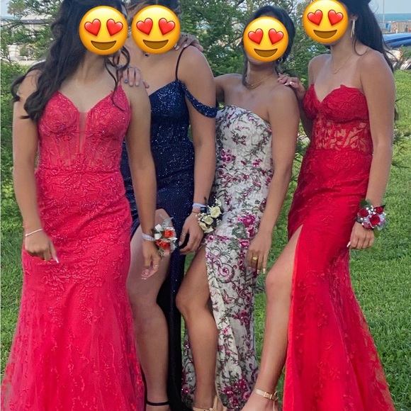 Sherri Hill 55467 Size 6 Red Prom Dress 2024 - Picture 4 of 5